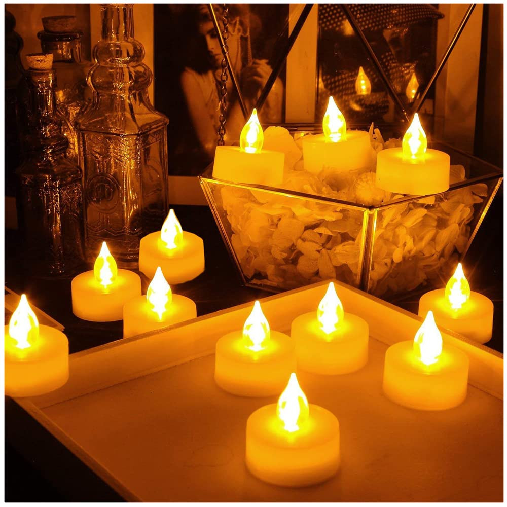 Battery Operated LED Candle Light @ ₹ 18 Diwali Decoration Lights Tealight Wall Lighting Diya Decorative Lights for Home Decoration